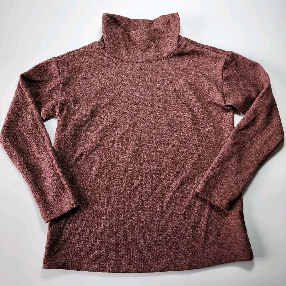 WIND RIVER Sweater Womens Small Burgandy‎ Knit Recycled Polyester Eco Friendly